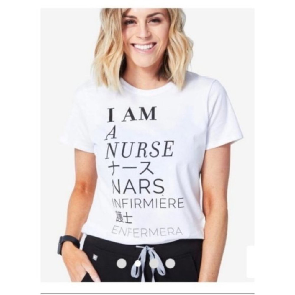 Figs I Am A Nurse Shirt XS